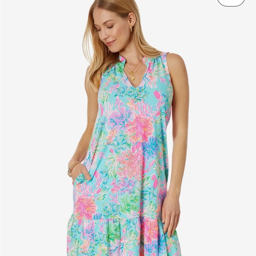 NWT Lilly Pulitzer cotton Malone swing dress  - Size S